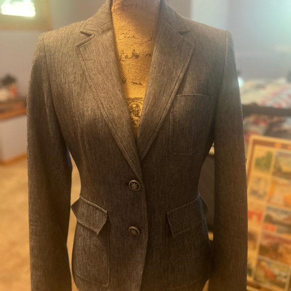 Nine West Charcoal Blazer - Picture 1 of 3